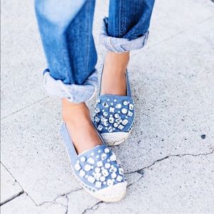Style by just fab crystal espadrille shoes